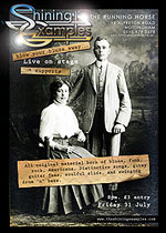 poster for shining examples at the running horse